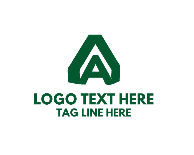 Letter A Minimal Modern Logo