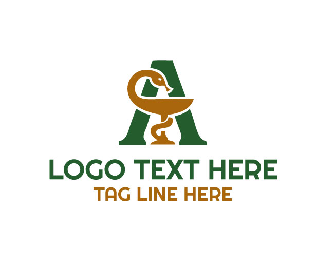 Letter A Medical Logo