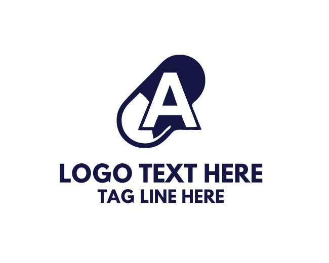 Letter A Medical Clinic Logo