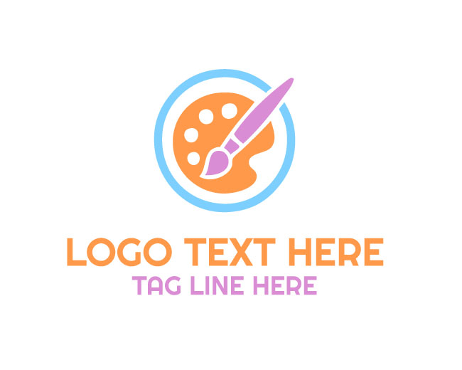 Palette Color Drops Logo