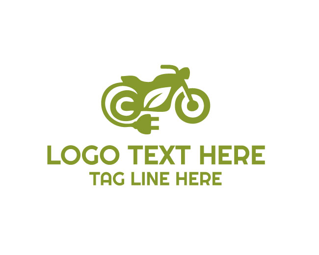 Green E-Bike Logo