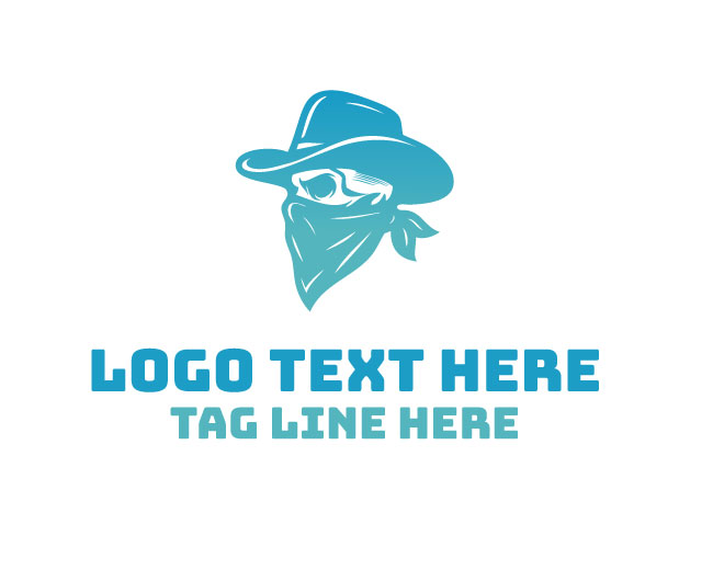 Outlaw Skull Hat Logo