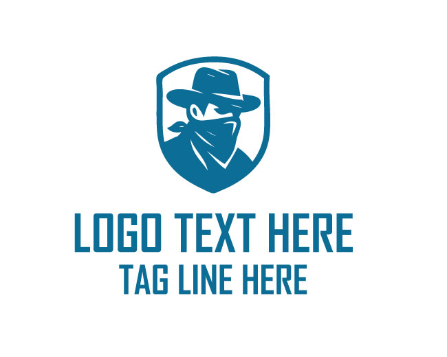 Outlaw Mask Shield Logo