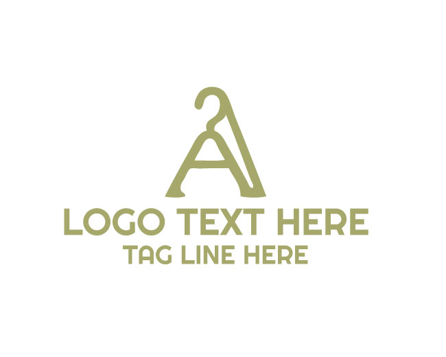 Hanger Letter A Logo