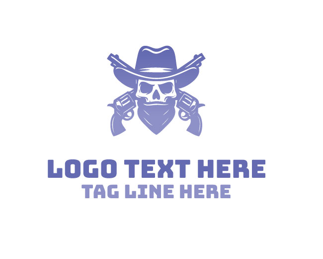 Outlaw Cross Guns  Logo