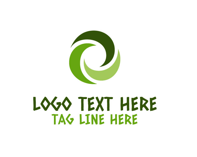  Swirl Circle Modern Logo