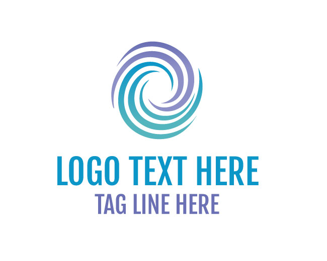 Swirl Abstract Circle Logo