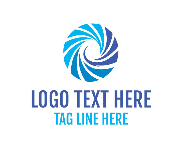 Swirl Loop Circle Logo