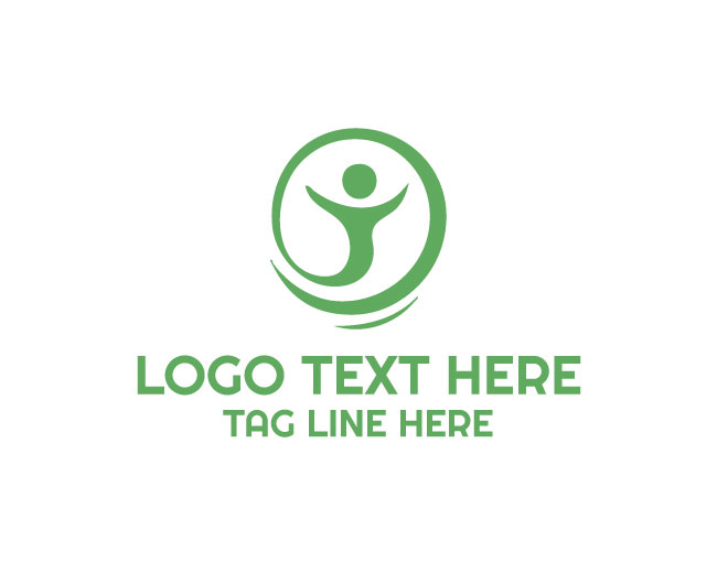 Human Wellness Swirl Logo