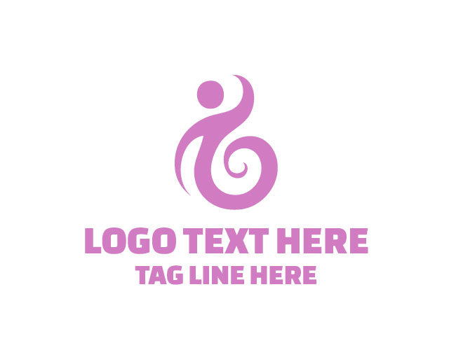 Human Figure Flow Logo