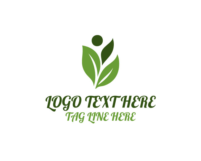 Wellness Person Swirl Logo