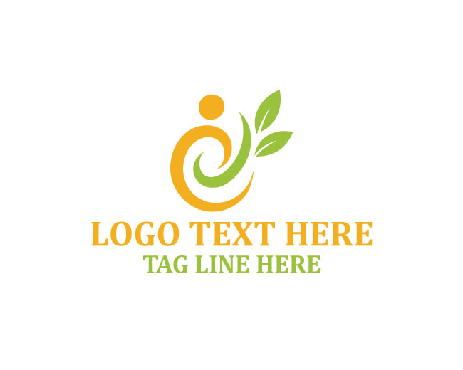 Human Relax Swirl Logo