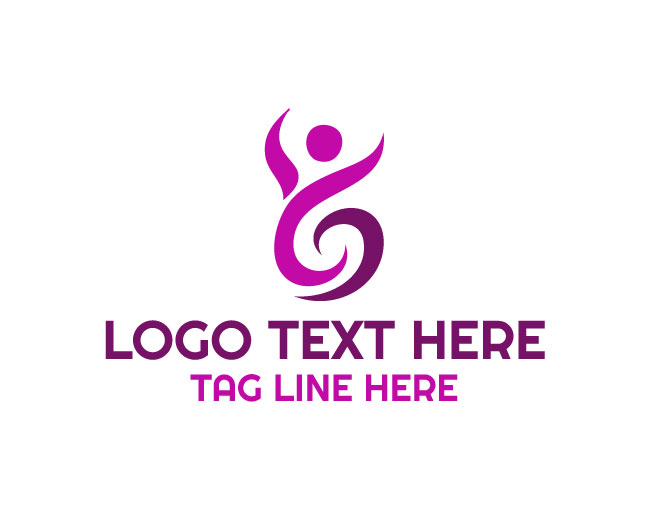 Wellness Person Flow Logo