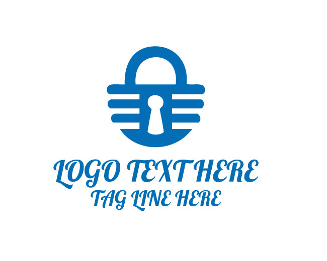Padlock Shield Logo