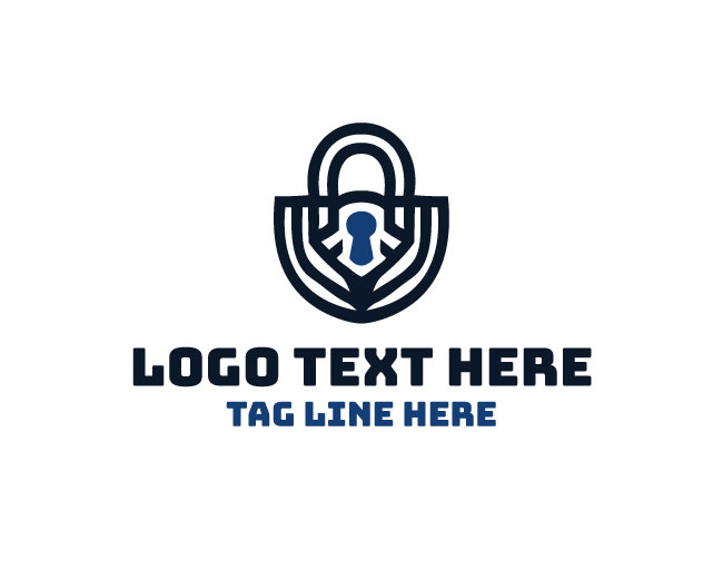 Padlock Cyber Logo