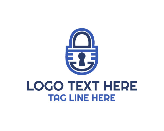 Padlock Outline Logo