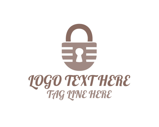 Padlock Data Security Logo