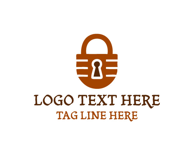 Padlock Secure System Logo