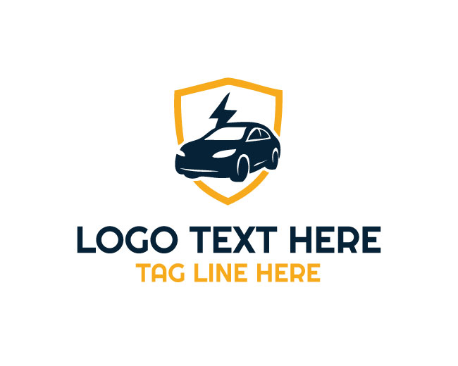  Electric Car Logo
