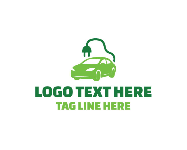  Electric Car  Logo