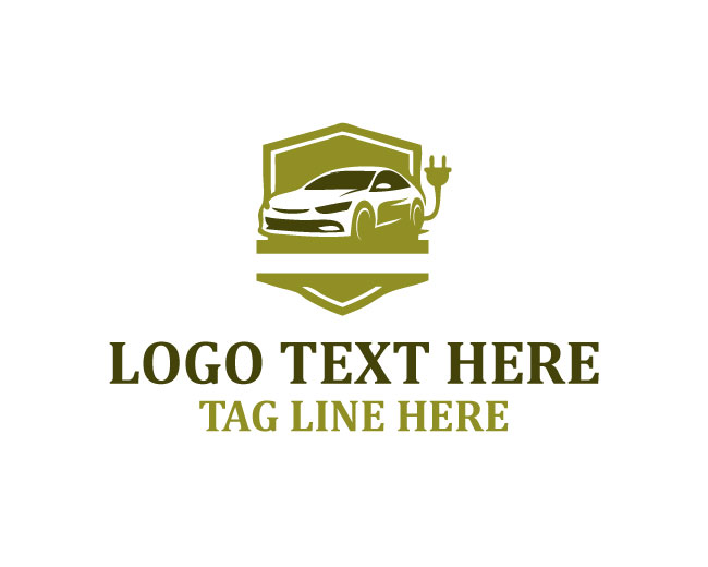 Electric Car Lightning Logo