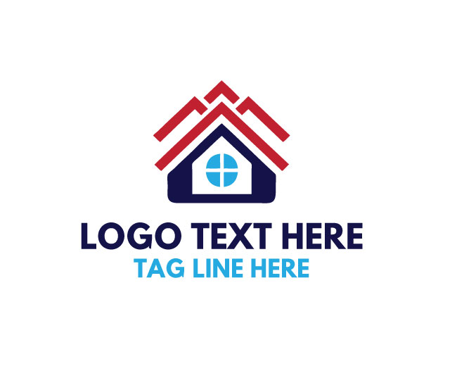 Abstract Roofing Logo