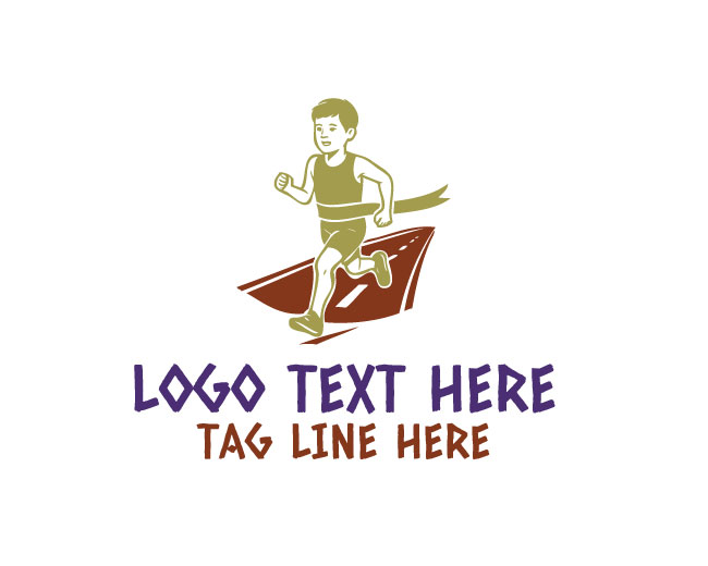 Running Marathon Logo