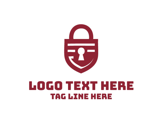 Password Security Padlock Design