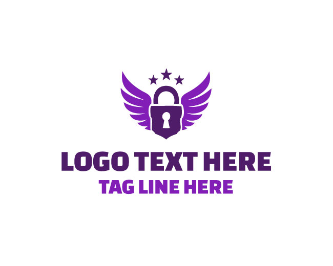 Minimal Padlock Logo
