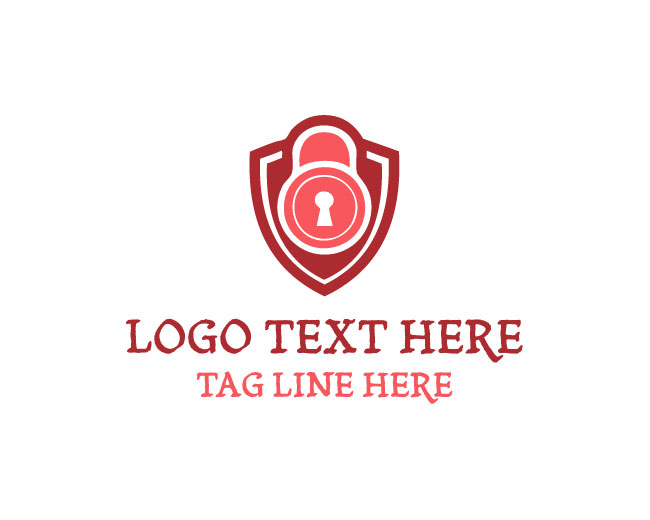 Shield Padlock Logo
