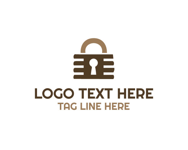 Core Simple Padlock Logo