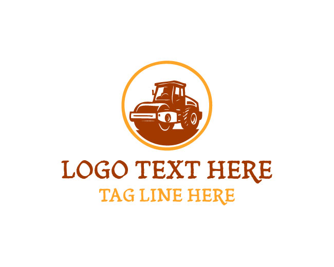 Simple Road Roller Logo