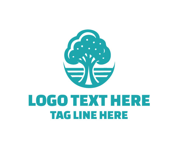 Pure Nature Tree Logo