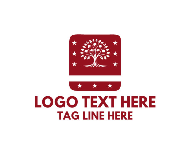 Fruit Orchard Tree Logo