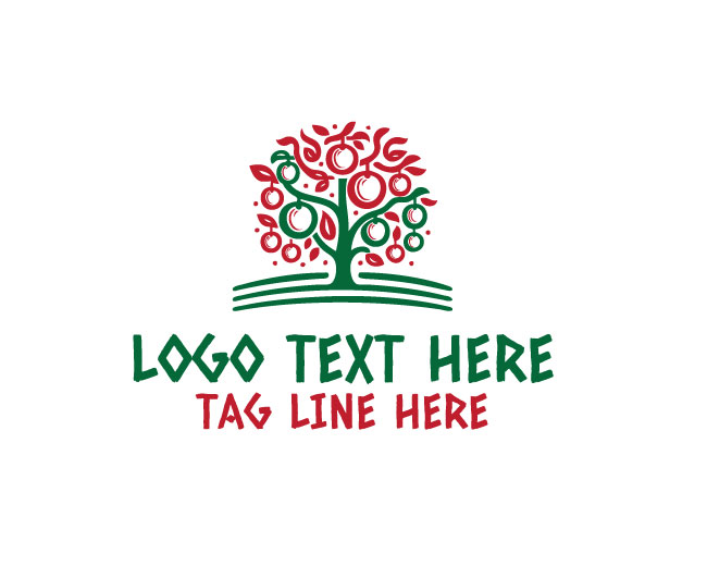 Citrus Orchard Tree Logo