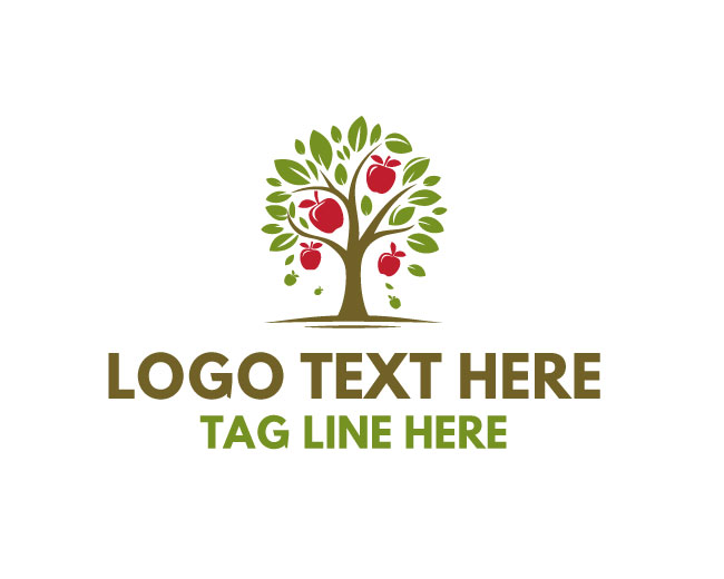 Farm Orchard Tree Logo