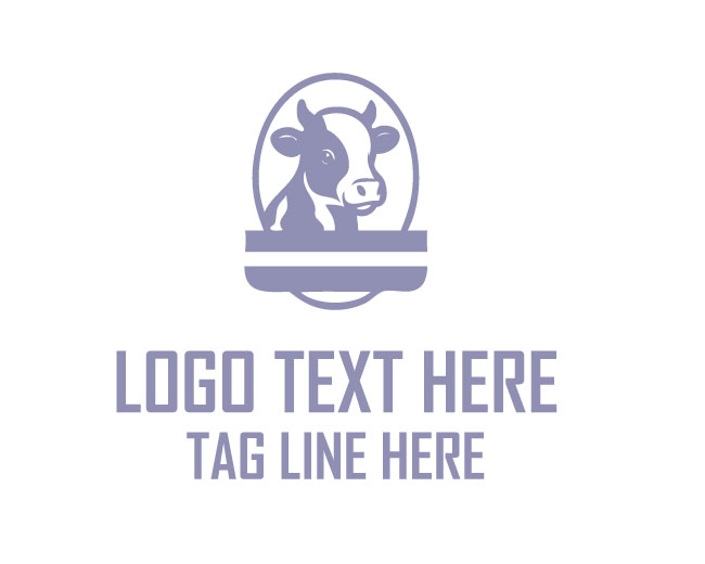 Baby Cow Happy Logo