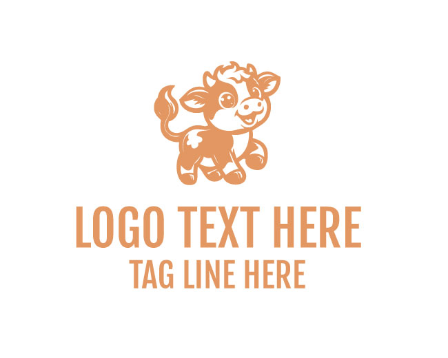 Baby Cow Dancing Logo