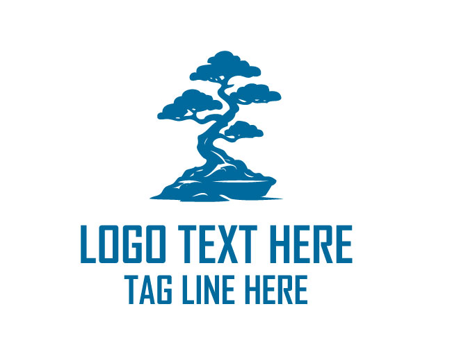  Bonsai Tree Logo Simple Art