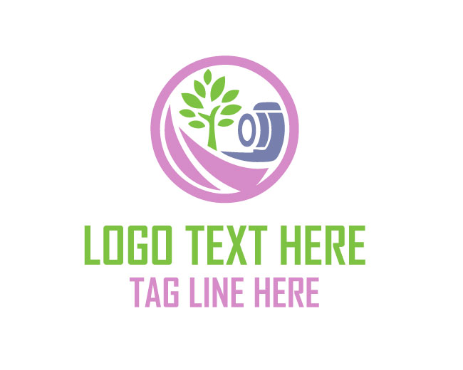 Photography Tree Logo Minimal Style