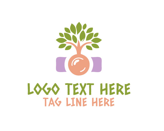 Photography Tree Logo Simple Icon