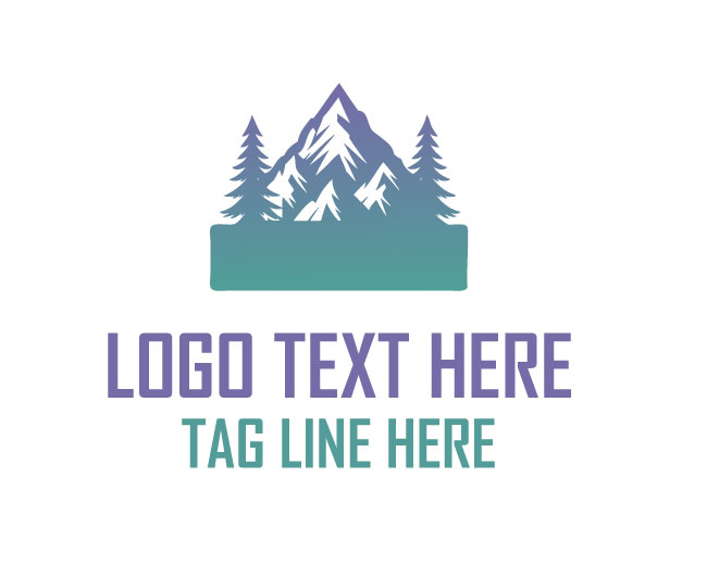 Pine Tree Logo Minimal Clean
