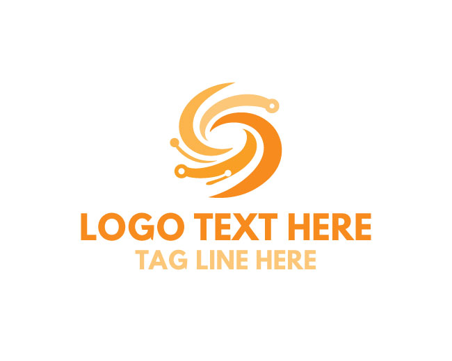 Orbit Tech Swirl Logo