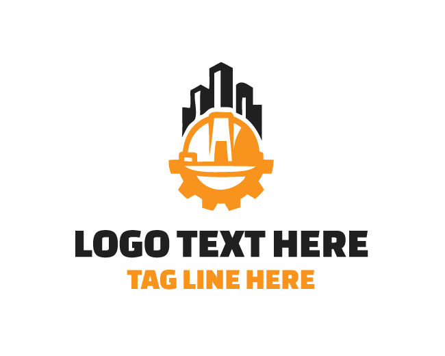 Construction Building Cap Logo