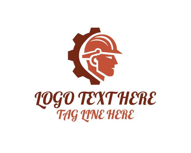 Construction Helmet Brand Logo