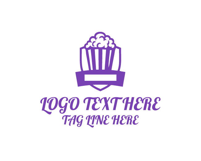 Popcorn Icon Logo