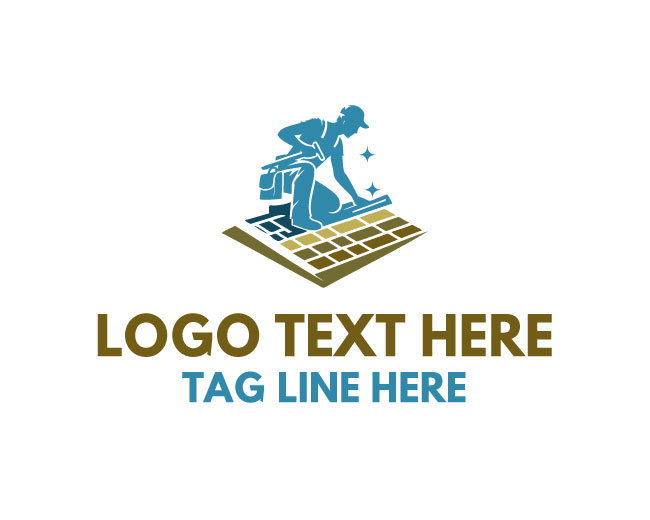 Roofing Worker Helmet Logo