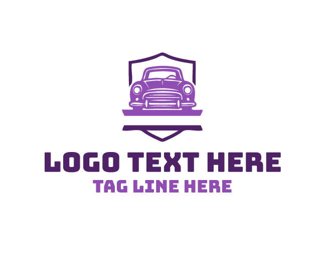 Vintage Car Mechanic Logo