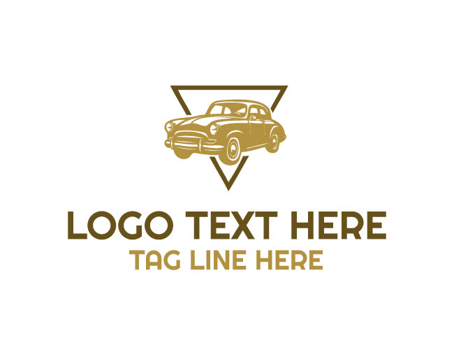 Vintage Car Minimal Logo