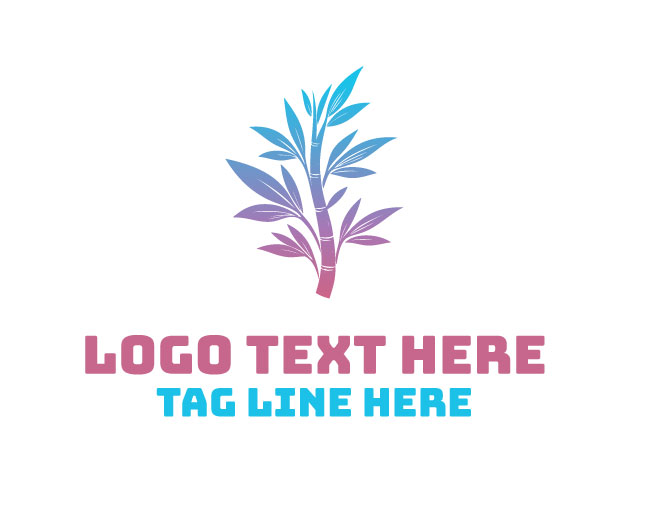 Bamboo Zen Leaf Logo
